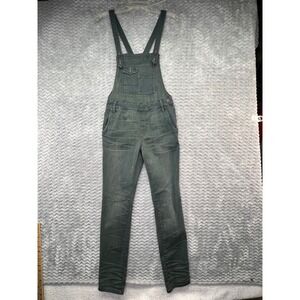 Free People Women's Overalls Size 26 gray‎ washed Denim Distressed Casual Cute